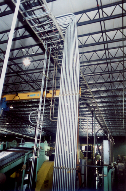 Noe Service 1 Vertical Conduit Rack Into A Horizontal Ladder